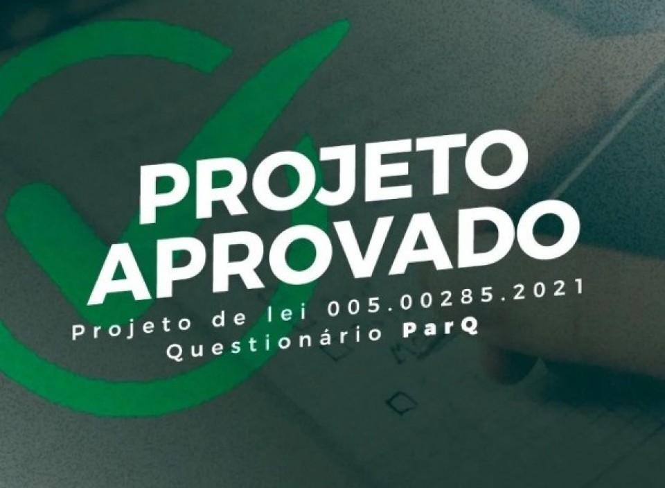 Projeto de lei aprovado